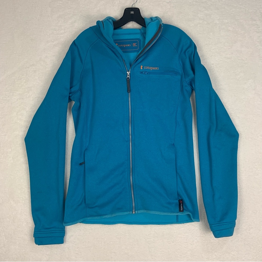 Cotopaxi Sambaya Jacket Full Zip Fleece Blue Hooded Polartec Men’s Size Medium